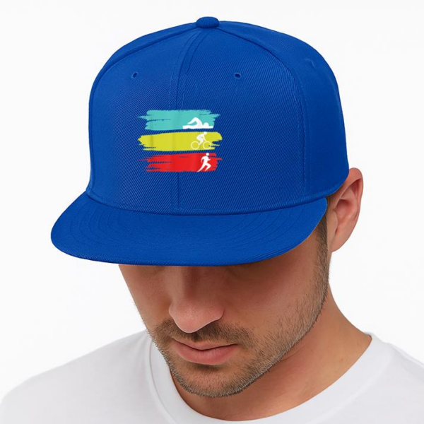 Triathlon Swim Bike Run Triathlon Cap - Image 4