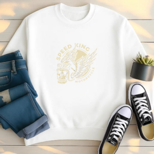 Wanderer Motorbike Curious Graphic Sweatshirt