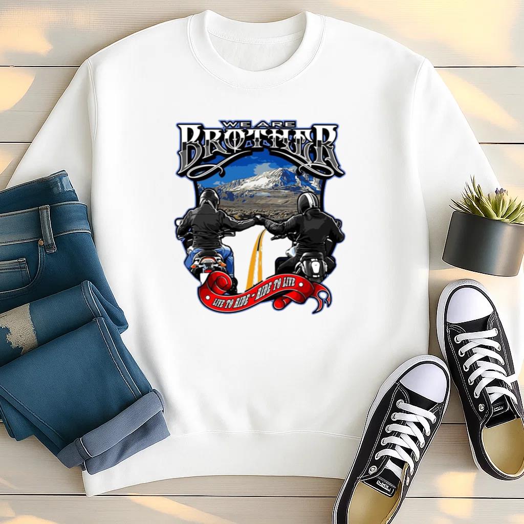 Wanderer Motorbike Joyful Graphic Sweatshirt