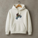 Wanderer Motorbike Peaceful Graphic Hoodie