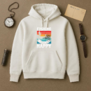 Woman Motorbike Curious Classic Hoodie