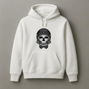 Woman Motorbike Peaceful Classic Hoodie
