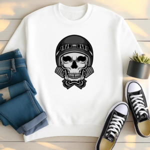 Woman Motorbike Peaceful Classic Sweatshirt
