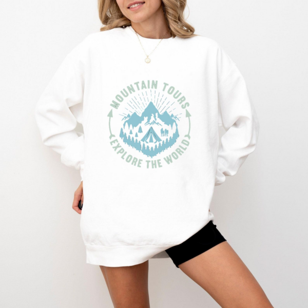 Woman Motorbike Wild Classic Sweatshirt - Image 4