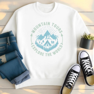 Woman Motorbike Wild Classic Sweatshirt