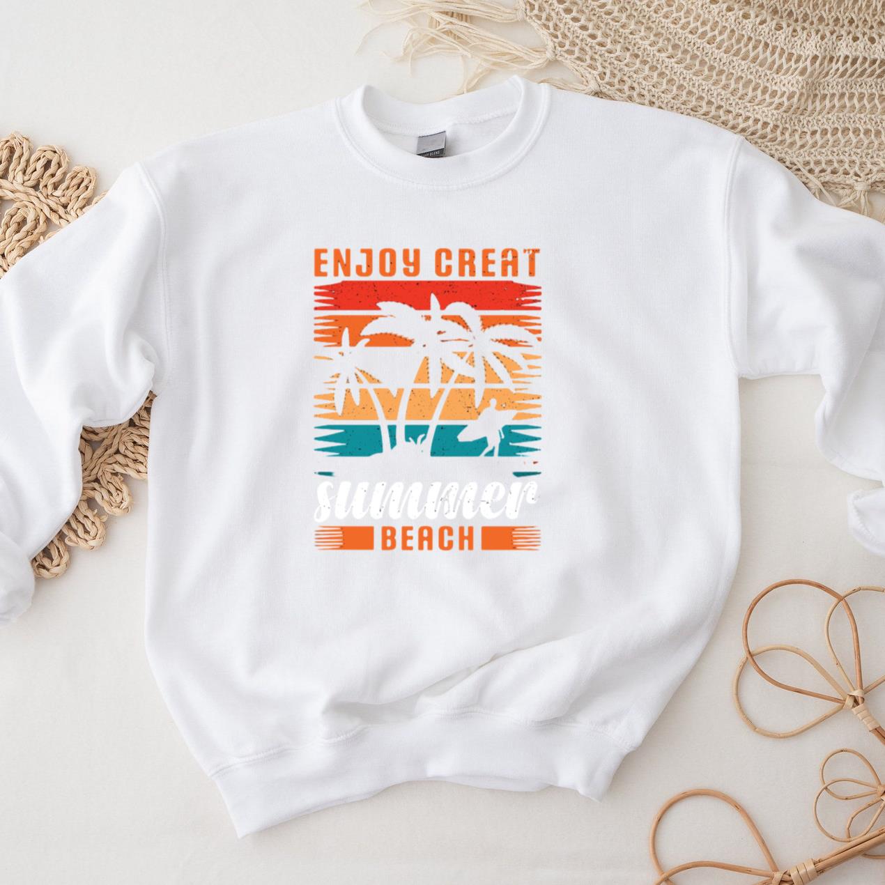 Adventurer Motorbike Joyful Graphic Sweatshirt