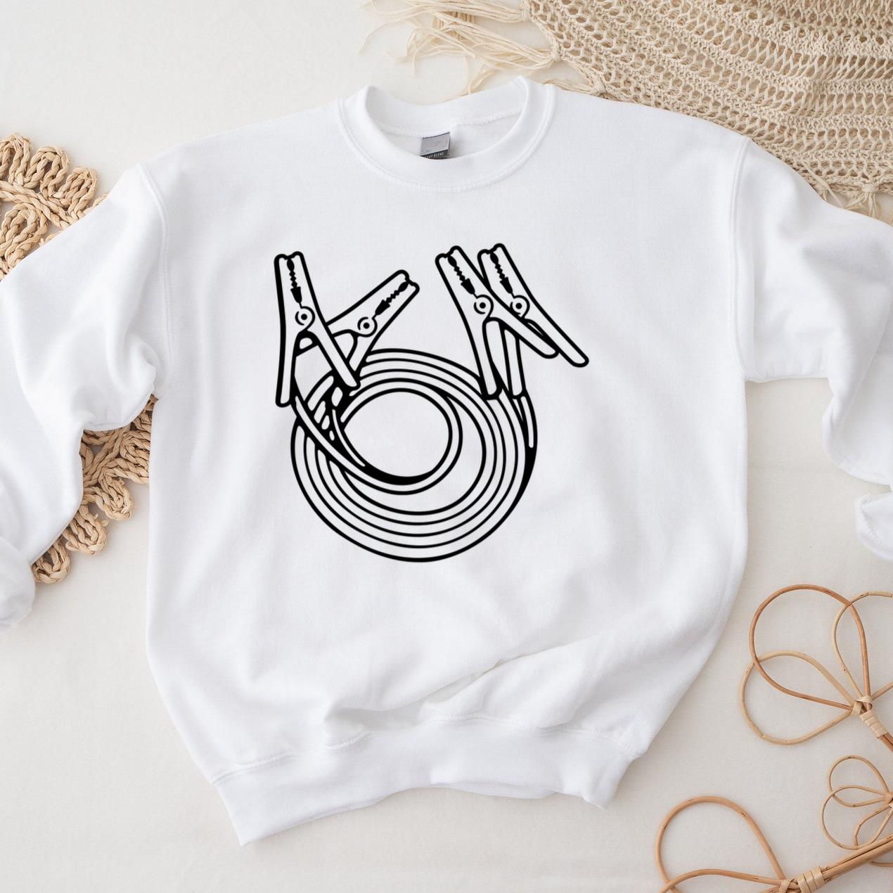 Battery Jumper Cable Sweatshirt