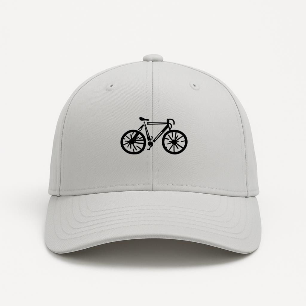 Bicycle Cycle Bike Detailed Silhouette Cap