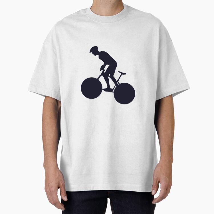 Bmx Sport Silhouette Oversized T-Shirt