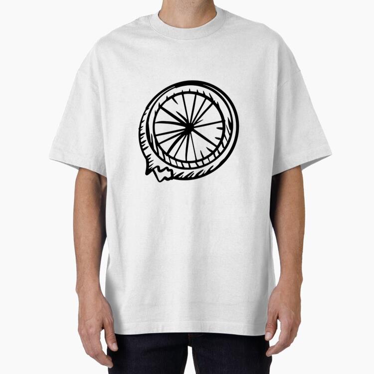Broken Wheel Trash Oversized T-Shirt