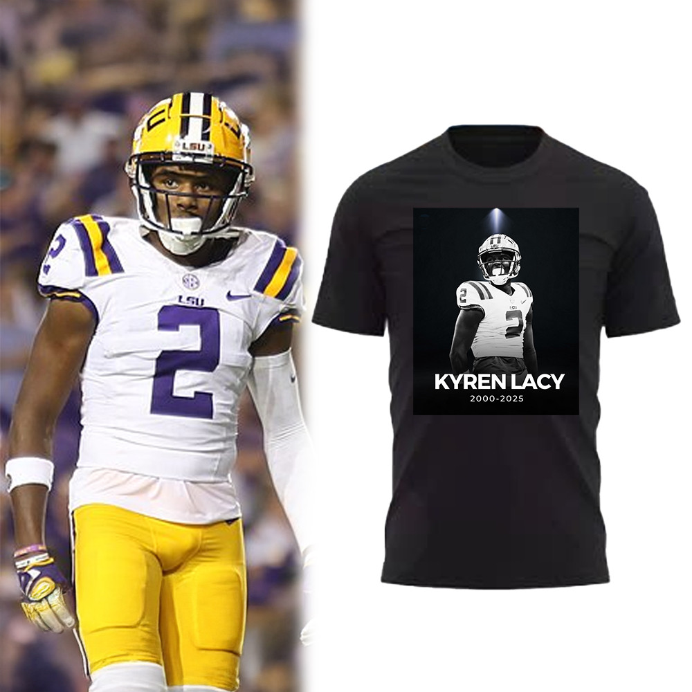 Buildercar - 2000 2025 Karen Lacy RIP Shirt Memorial T-Shirt Gift Ideas For Football Lovers