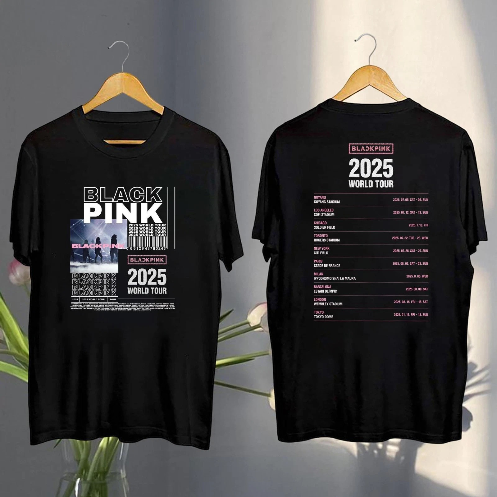Buildercar - 2025 Black Pink World Tour T-Shirt For Blackpink Fans