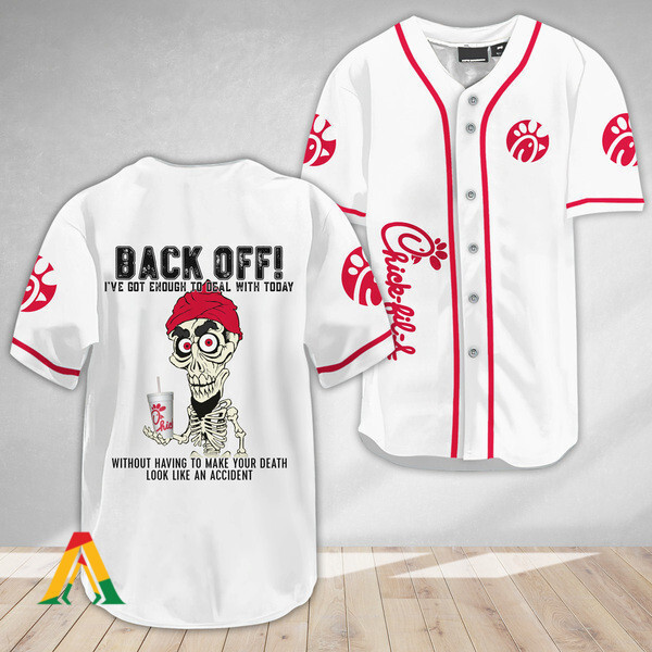 Buildercar - Achmed Back Off With Chick Fil A Baseball Jersey