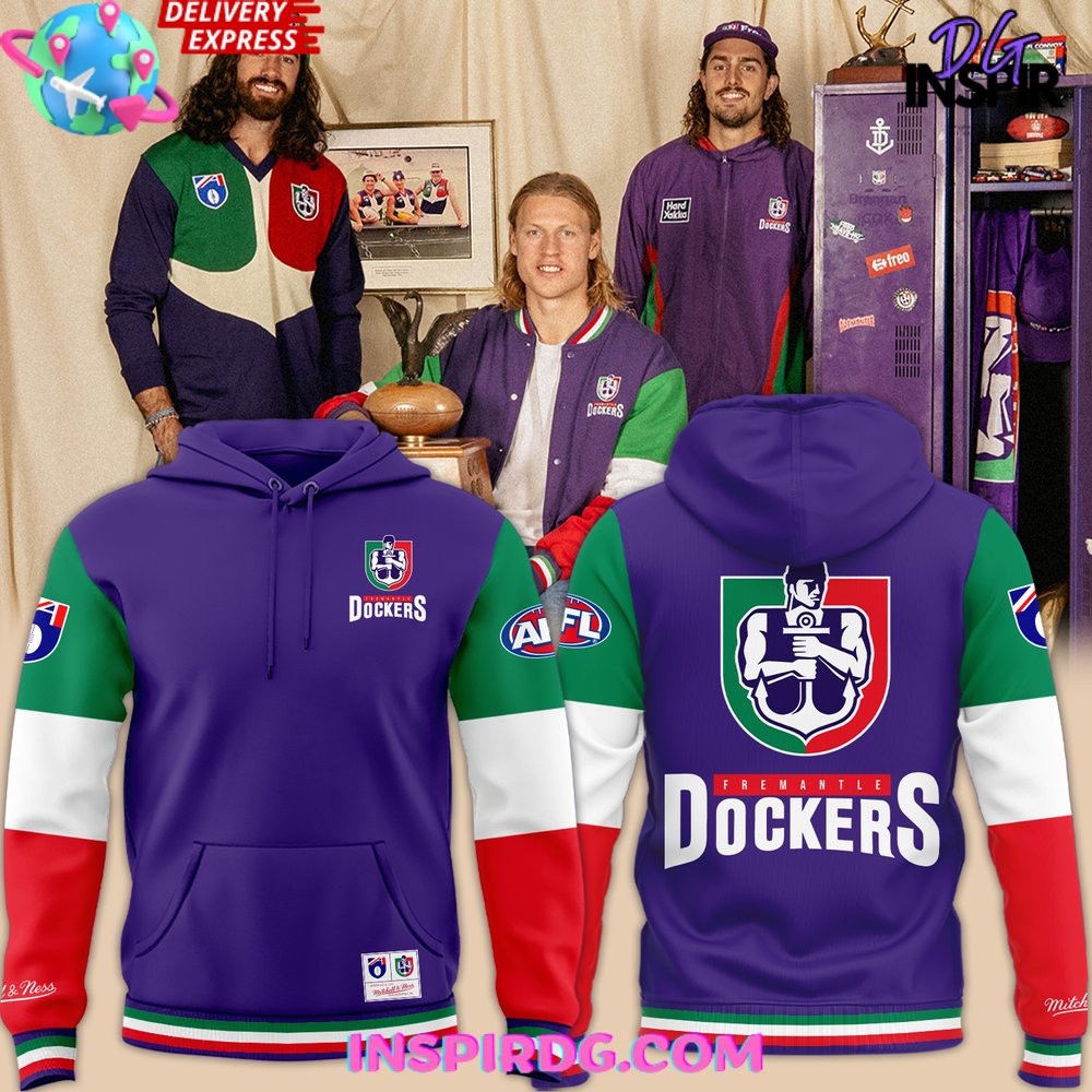 Buildercar - AFL Fremantle Dockers 2025 Awesome Edition Sweatshirt Hoodie