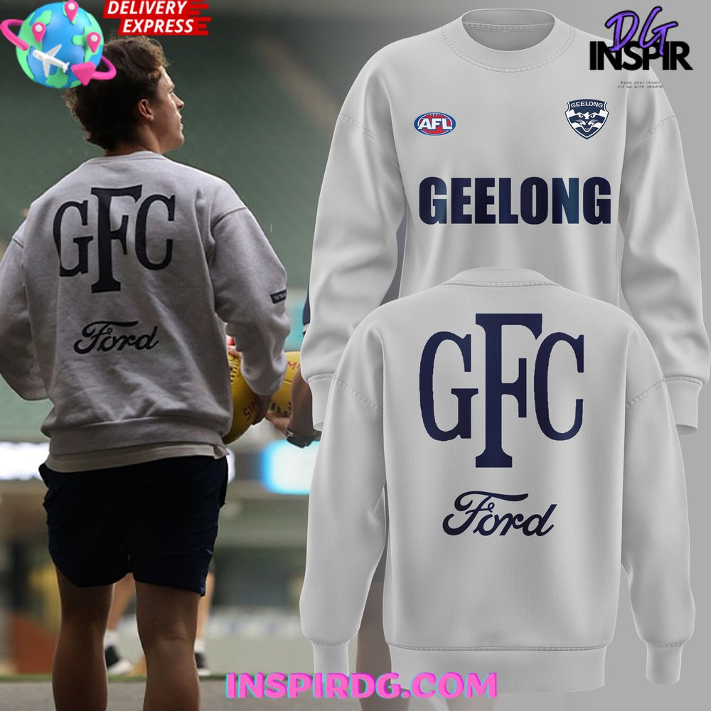 Buildercar - AFL Geelong Cats Ford 2025 Sweatshirt Hoodie