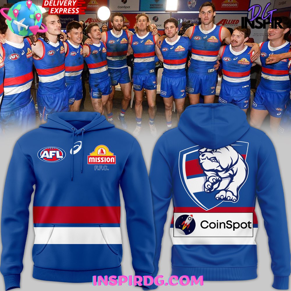 Buildercar - AFL Western Bulldogs 2025 Awesome Edition Sweatshirt Hoodie