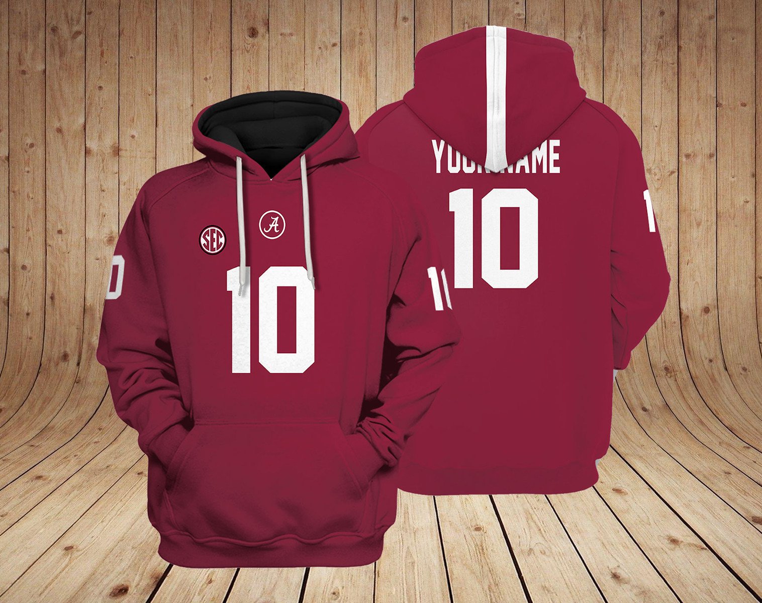 Buildercar - Alabama Crimson Tide NCAA Custom 3D Hoodie PT24060