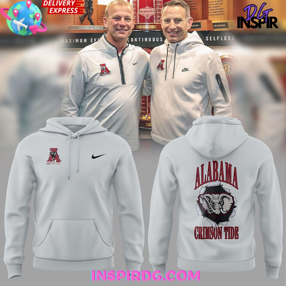 Buildercar - Alabama Crimson Tide Nike Football 2025 Sweatshirt Hoodie