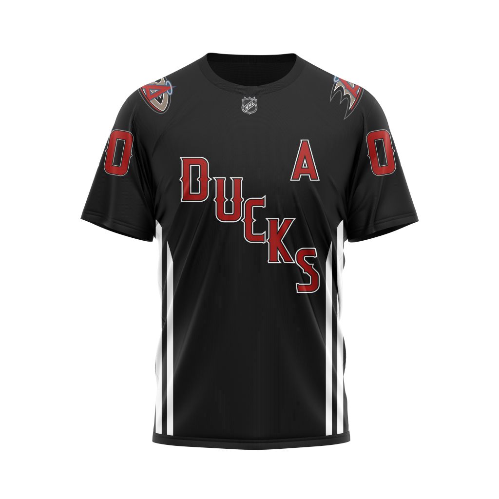 Buildercar - Anaheim Ducks 2022 Angels Night Kits Personalized Name And Number T-Shirt