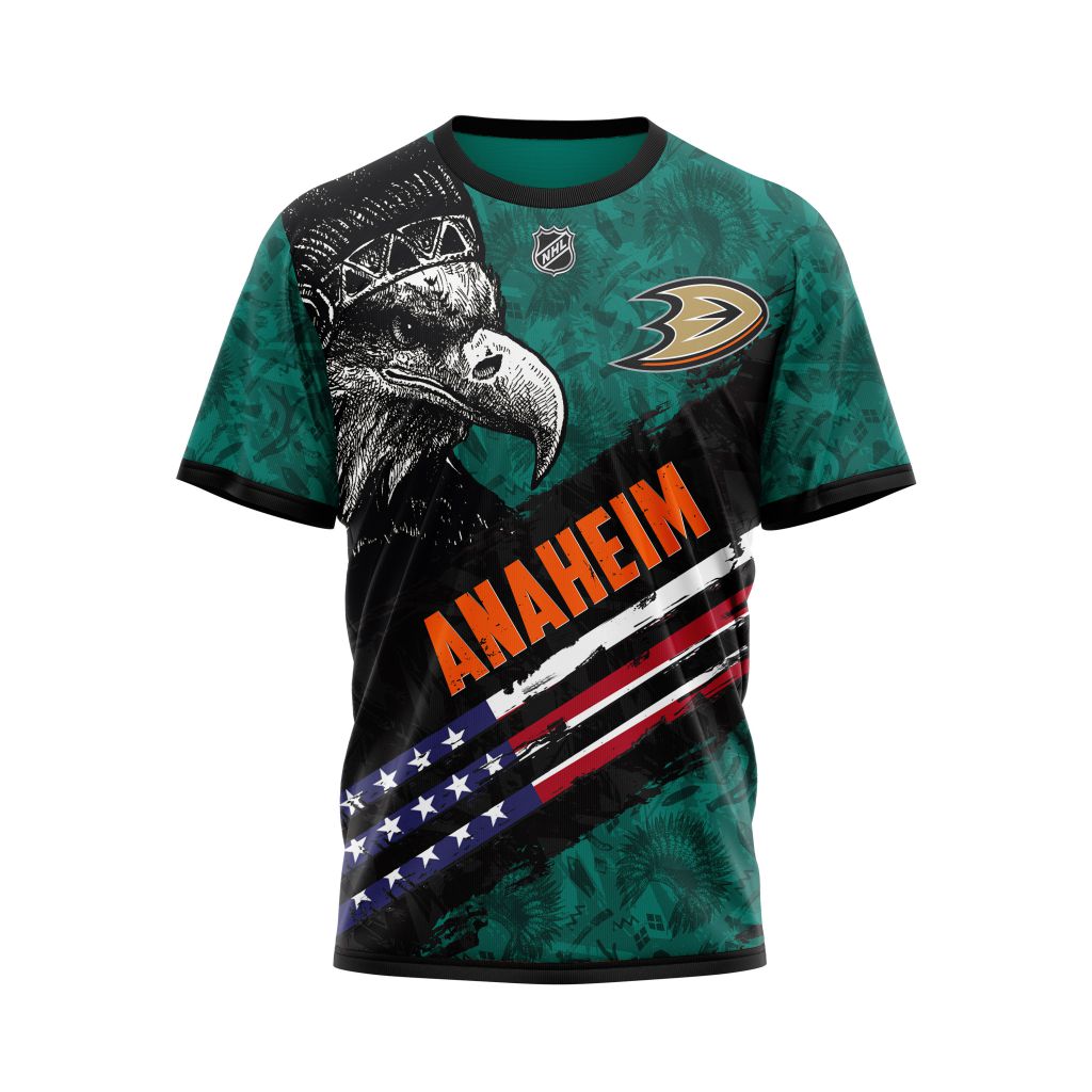 Buildercar - Anaheim Ducks 2022 Concepts With Eagle Personalized Name And Number T-Shirt