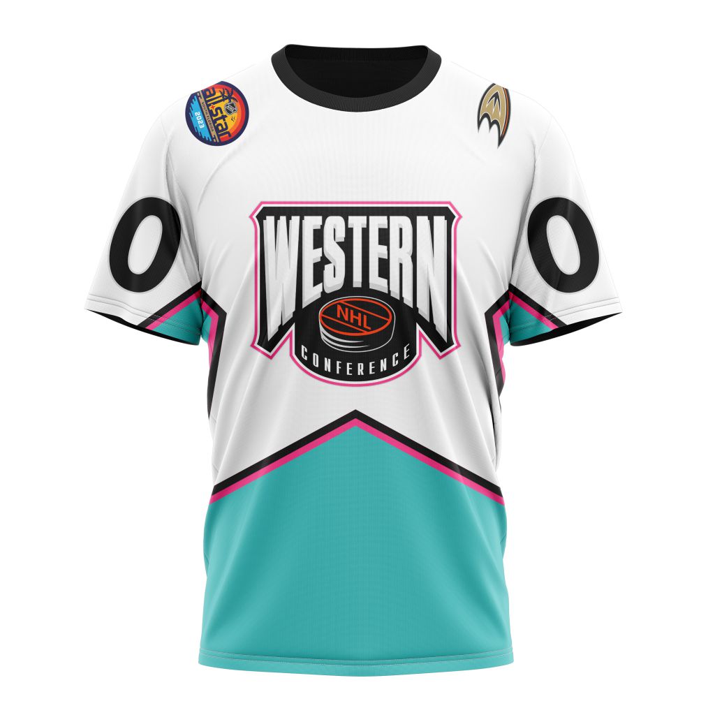 Buildercar - Anaheim Ducks All-Star Western Conference 2023 Personalized Name And Number T-Shirt
