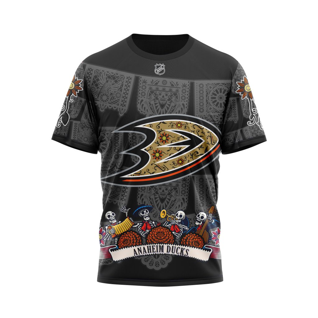 Buildercar - Anaheim Ducks Heritage Kits Personalized Name And Number T-Shirt