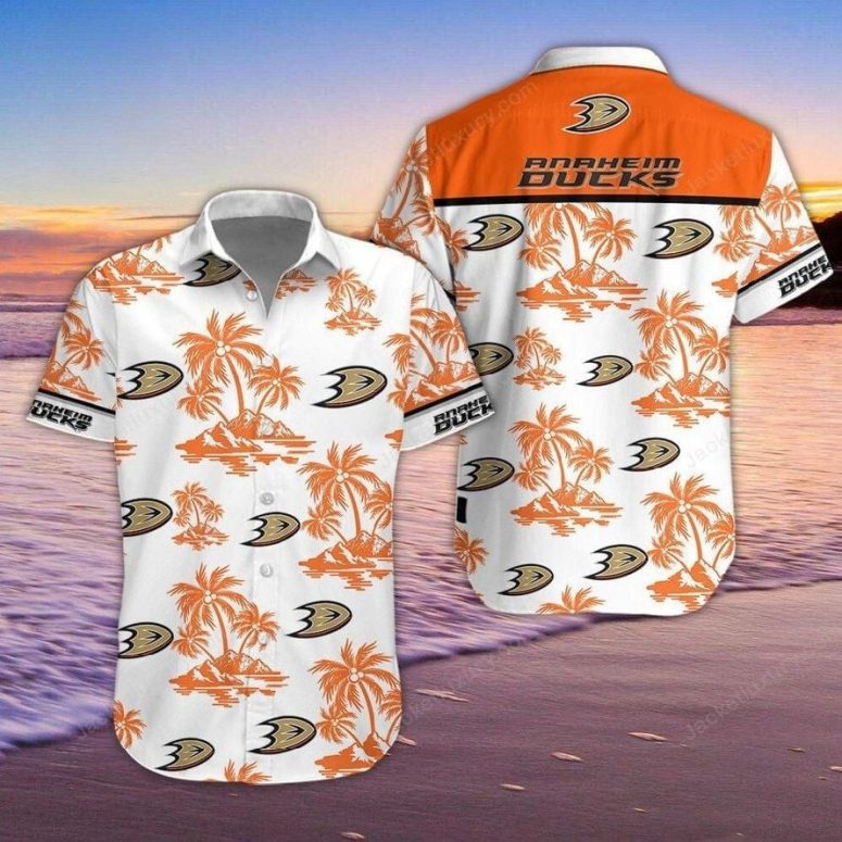 Buildercar - Anaheim Ducks Island Escape Hawaiian Shirt