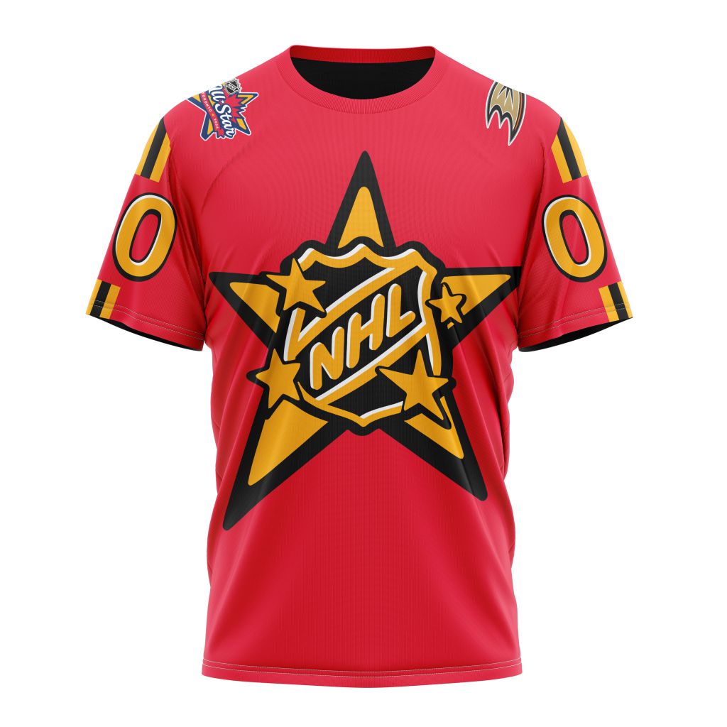 Buildercar - Anaheim Ducks Personalized 2024 NHL All-Star Game Personalized Name And Number T-Shirt