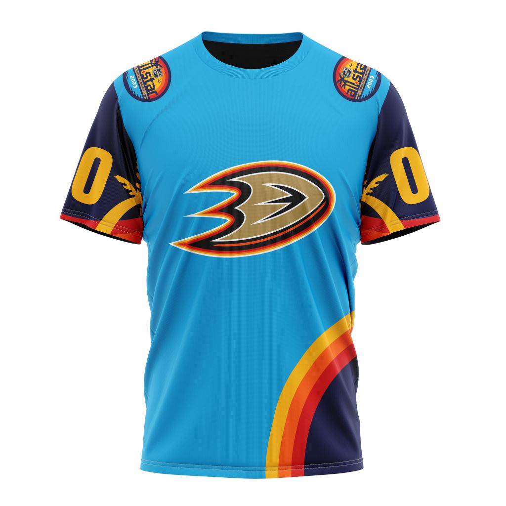 Buildercar - Anaheim Ducks Special ALL-Star Game Design With Atlantic Ocean Personalized Name And Number T-Shirt