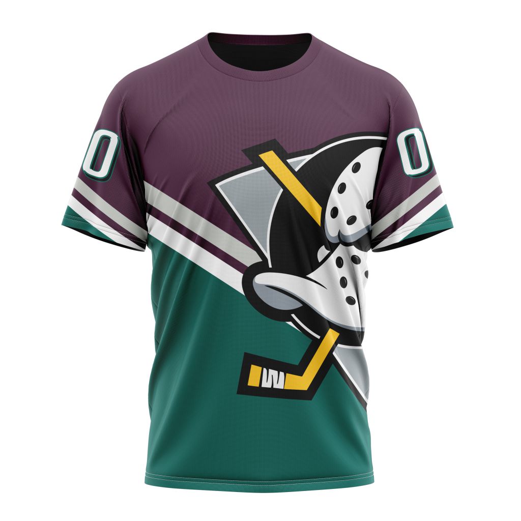 Buildercar - Anaheim Ducks Special Bold Design 02 Personalized Name And Number T-Shirt