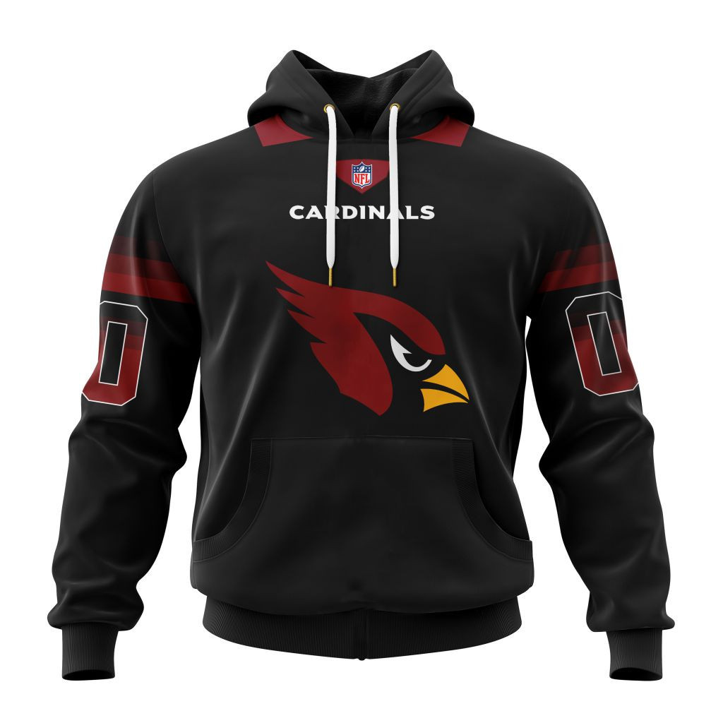 Buildercar - Arizona Cardinals Custom Name and Number Hoodie Style 2
