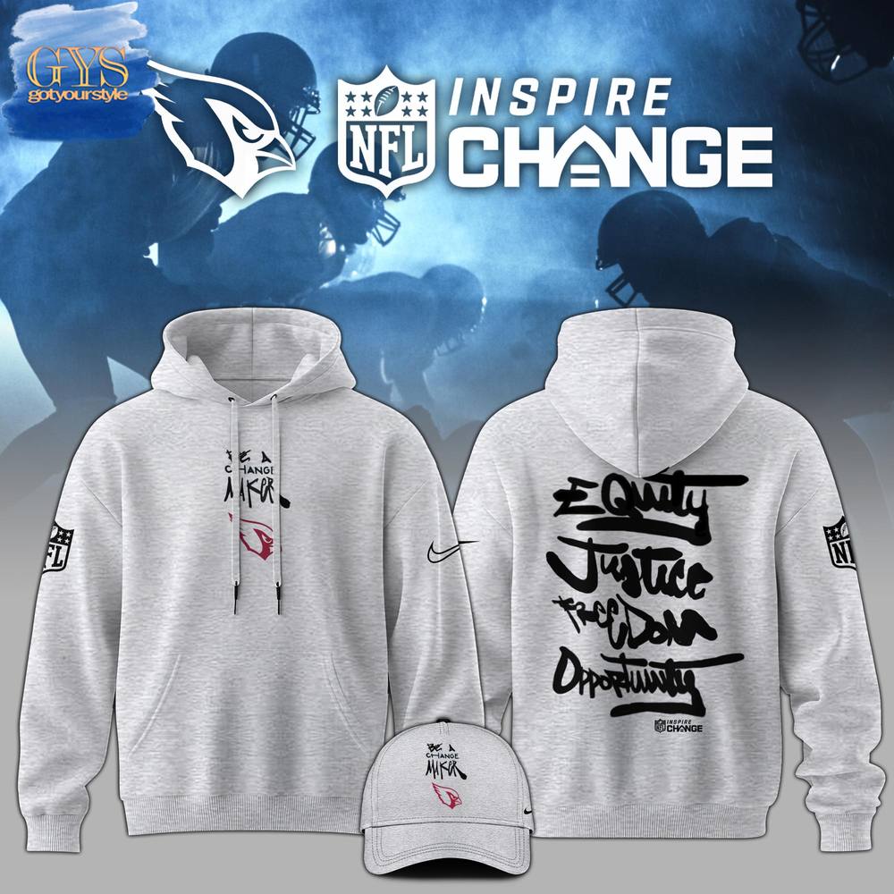 Buildercar - Arizona Cardinals NFL Be A Change Maker Hoodie