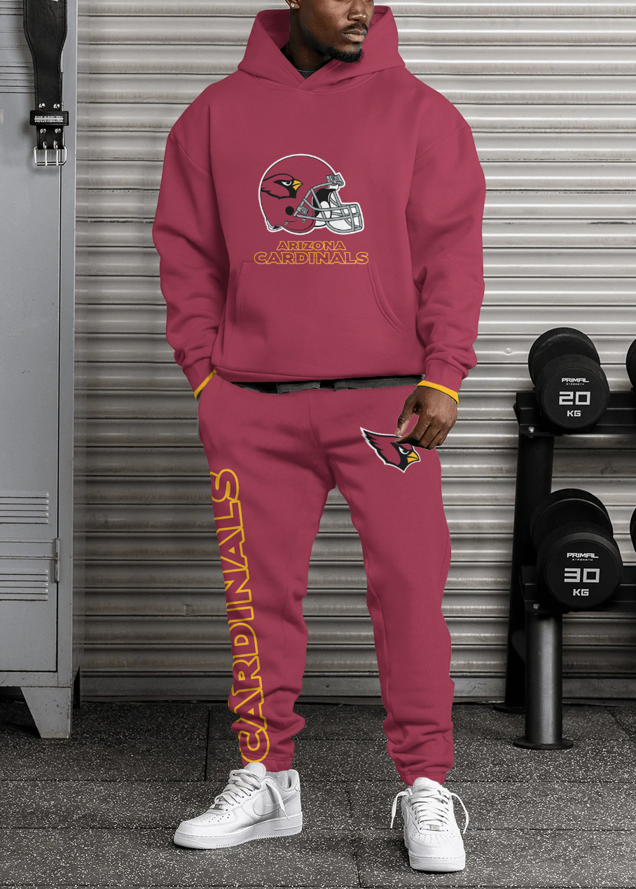 Buildercar - Arizona Cardinals NFL Sport Hoodie Tracksuit Style 101