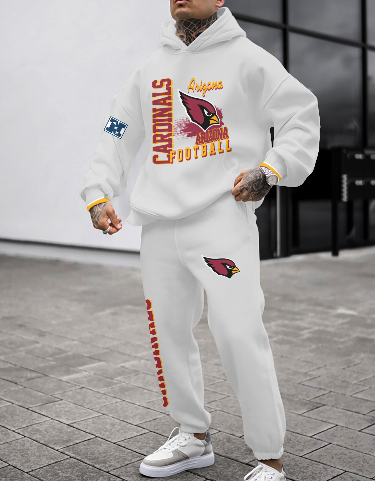 Buildercar - Arizona Cardinals NFL Sport Hoodie Tracksuit Style 156