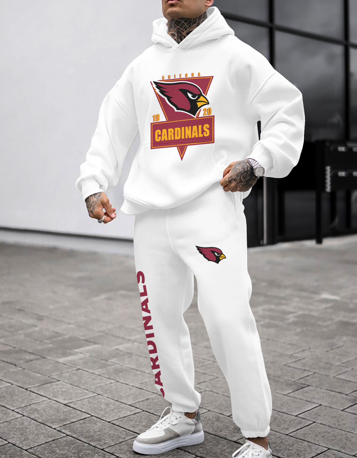 Buildercar - Arizona Cardinals NFL Sport Hoodie Tracksuit Style 168
