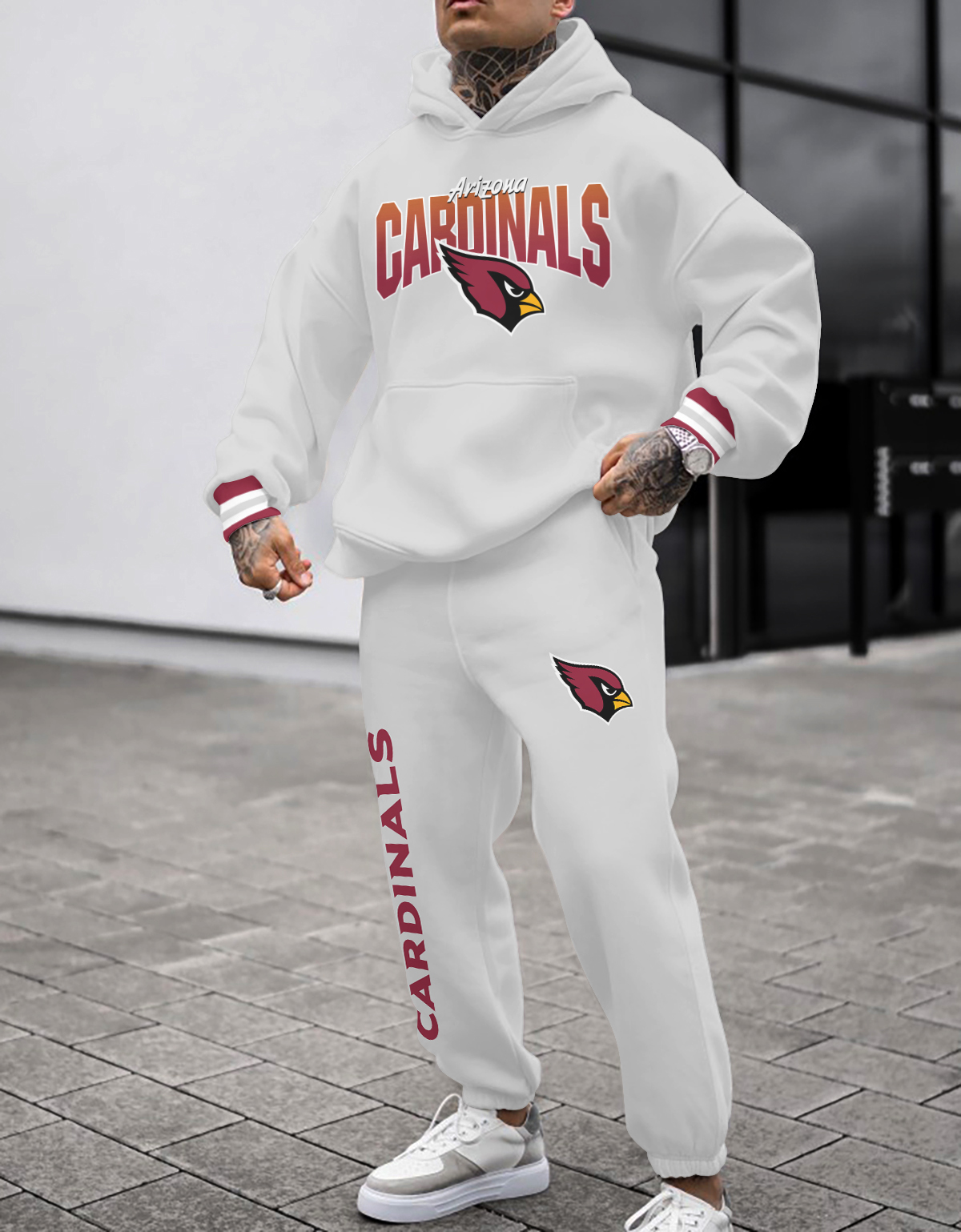 Buildercar - Arizona Cardinals NFL Sport Hoodie Tracksuit Style 220