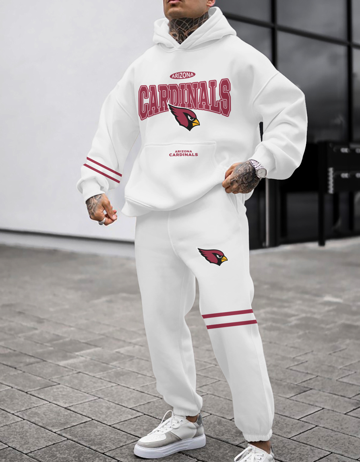 Buildercar - Arizona Cardinals NFL Sport Hoodie Tracksuit Style 227