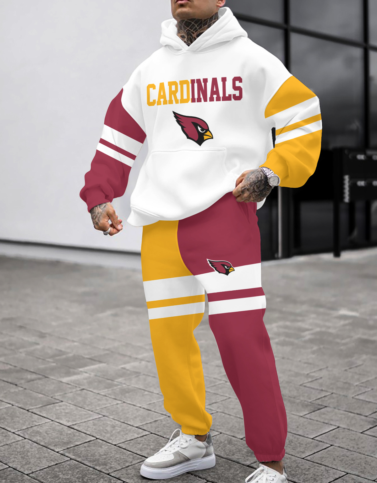 Buildercar - Arizona Cardinals NFL Sport Hoodie Tracksuit Style 335