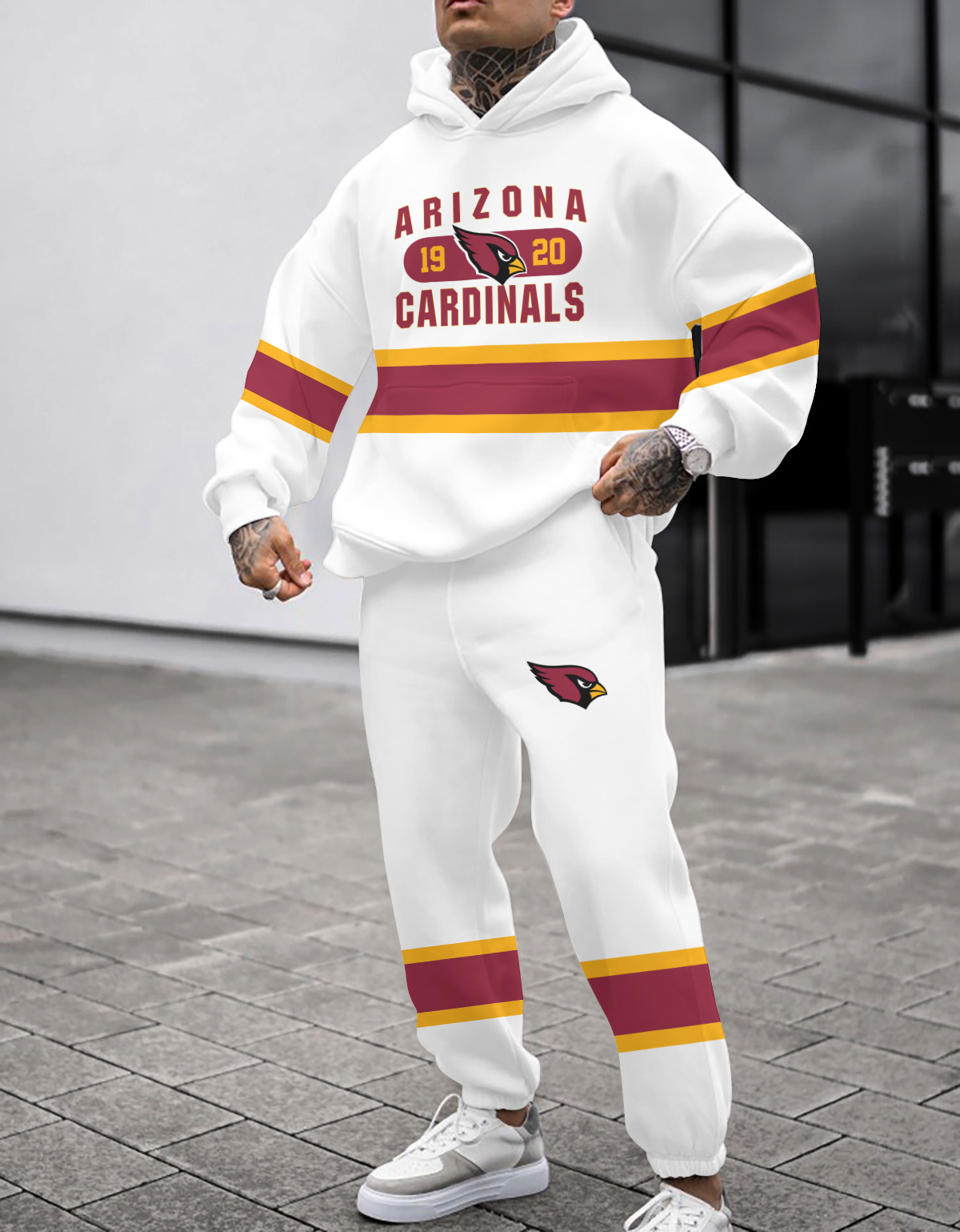 Buildercar - Arizona Cardinals NFL Sport Hoodie Tracksuit Style 78