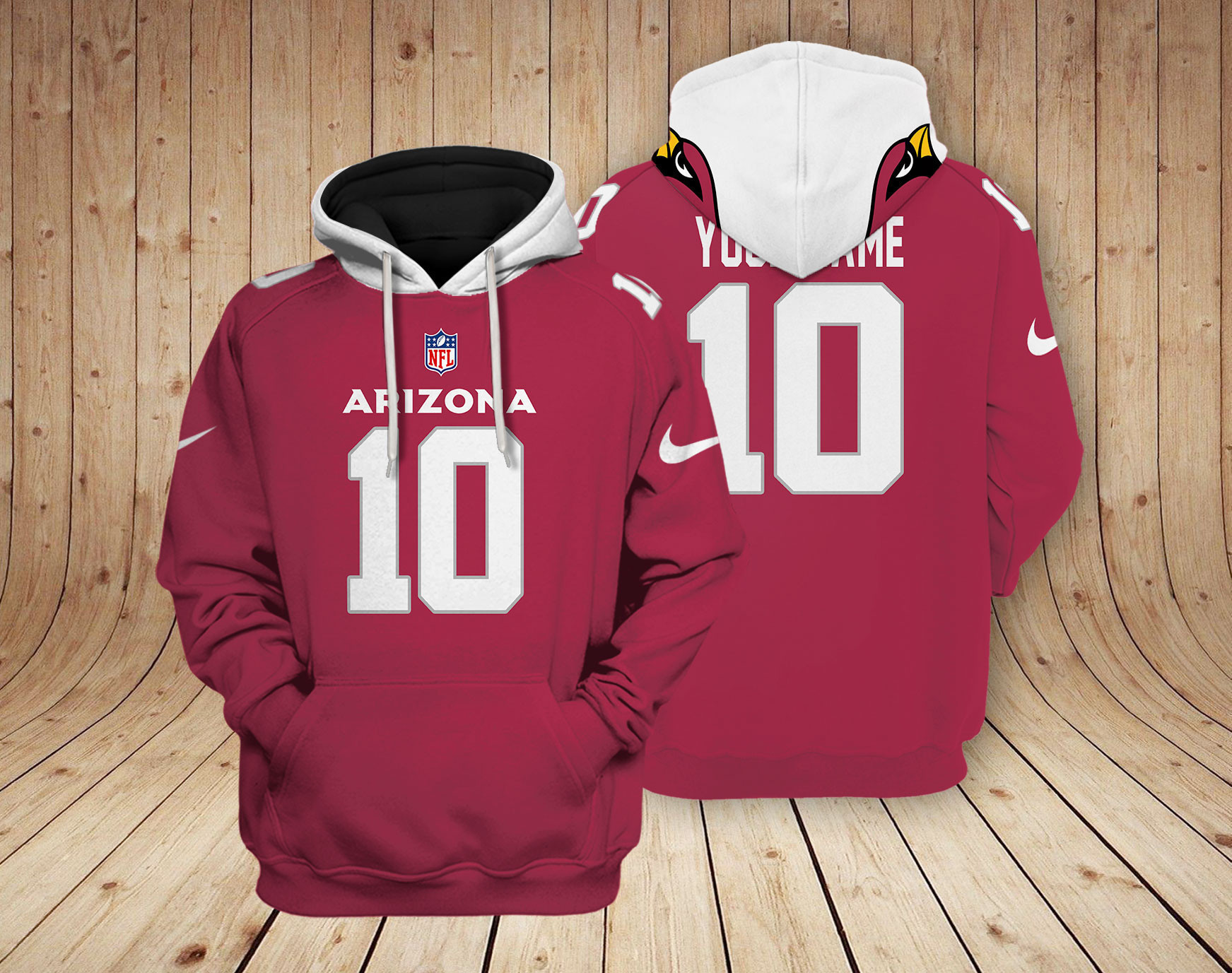 Buildercar - Arizona Cardinals NFL Team 3D Hoodie