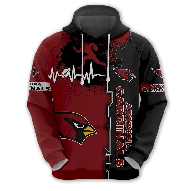 Buildercar - Arizona Cardinals NFL Unisex 3D Hoodie Style 142