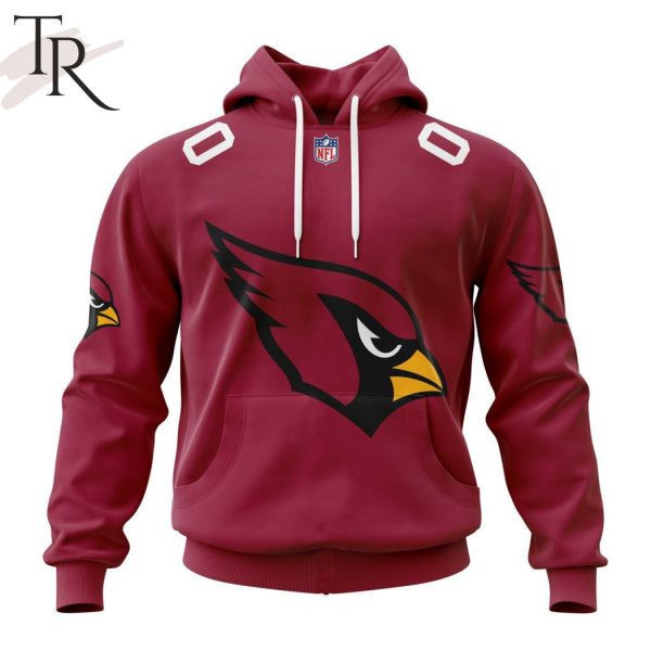 Buildercar - Arizona Cardinals Personalized Name And Number NFL 3D Hoodie