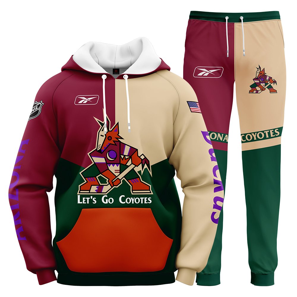 Buildercar - Arizona Coyotes NHL Team Sport Hoodie Tracksuit