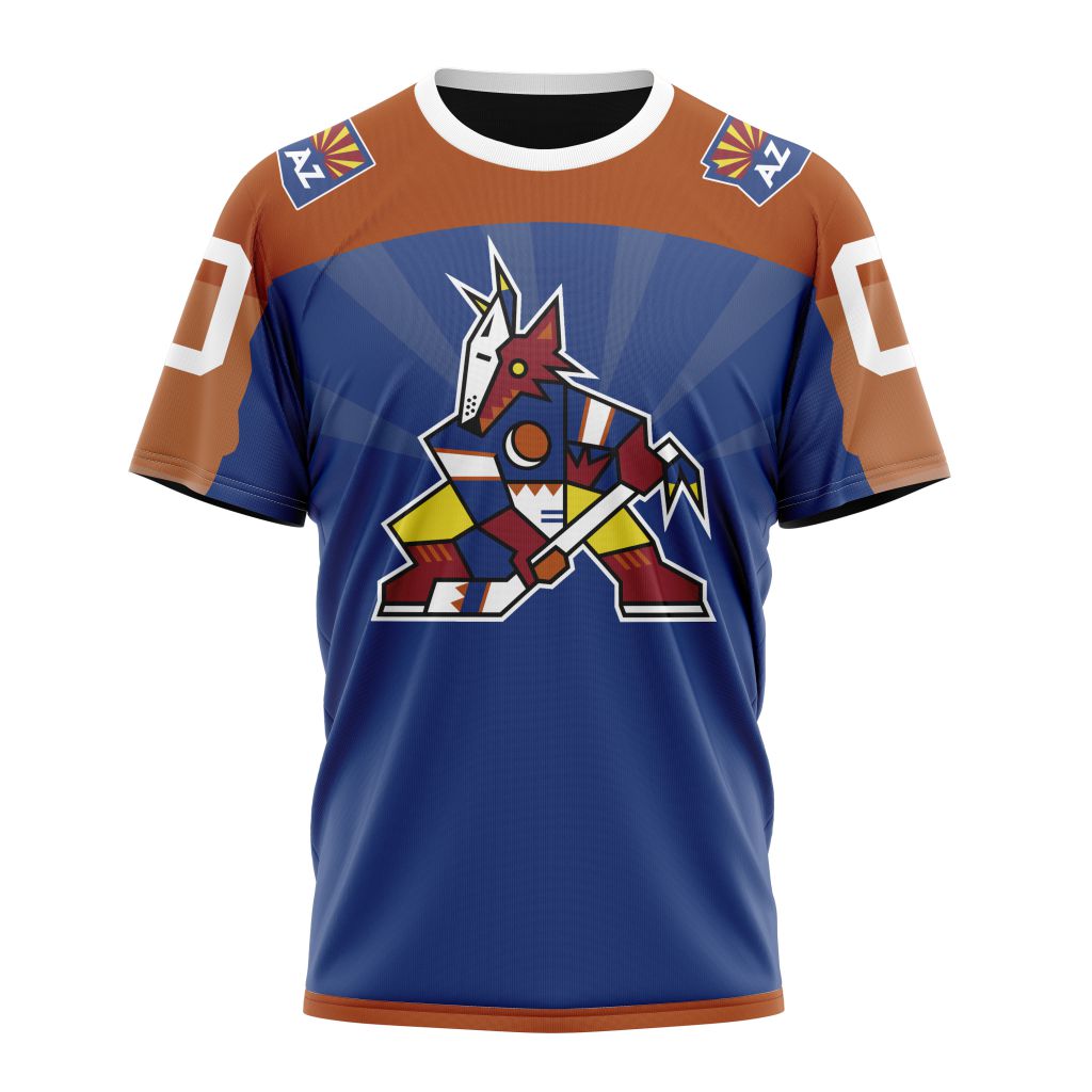 Buildercar - Arizona Coyotes Special City Connect Design 02 Personalized Name And Number T-Shirt