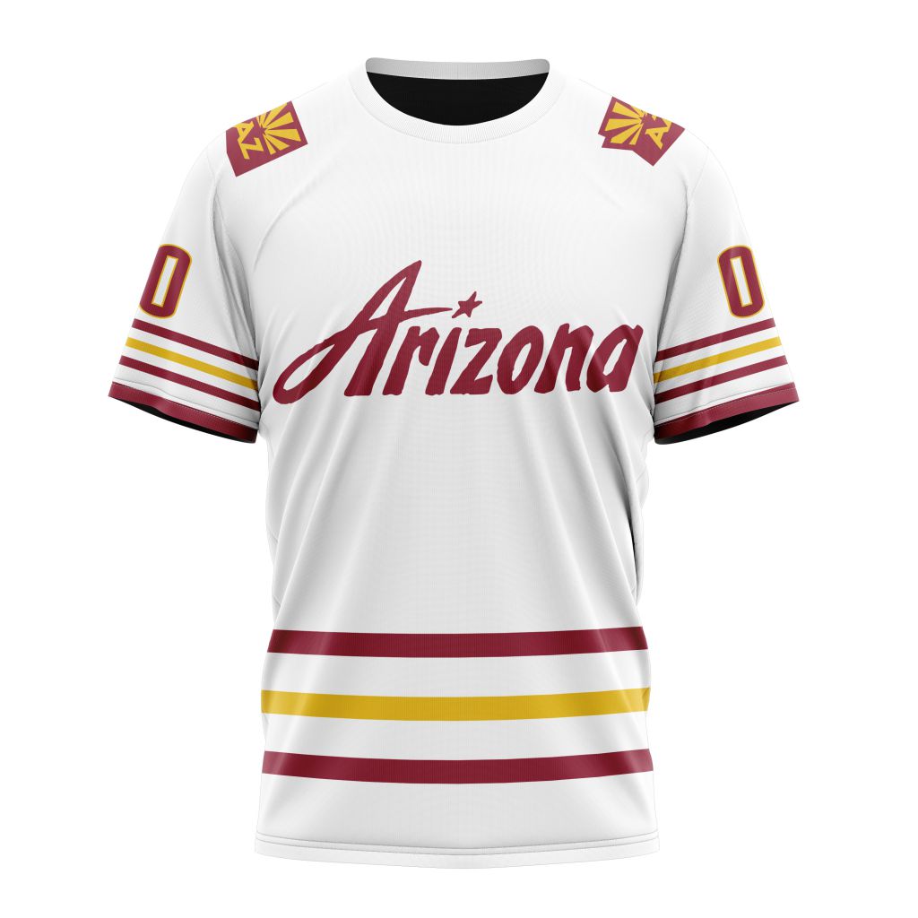 Buildercar - Arizona Coyotes Special Throwback Design 01 Personalized Name And Number T-Shirt