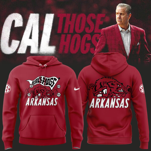 Buildercar - Arkansas Razorbacks Ball Hogs Red NCAA Hoodie Tracksuit