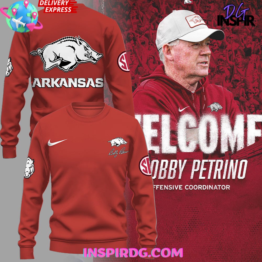 Buildercar - Arkansas Razorbacks Football 2025 Sweatshirt Hoodie