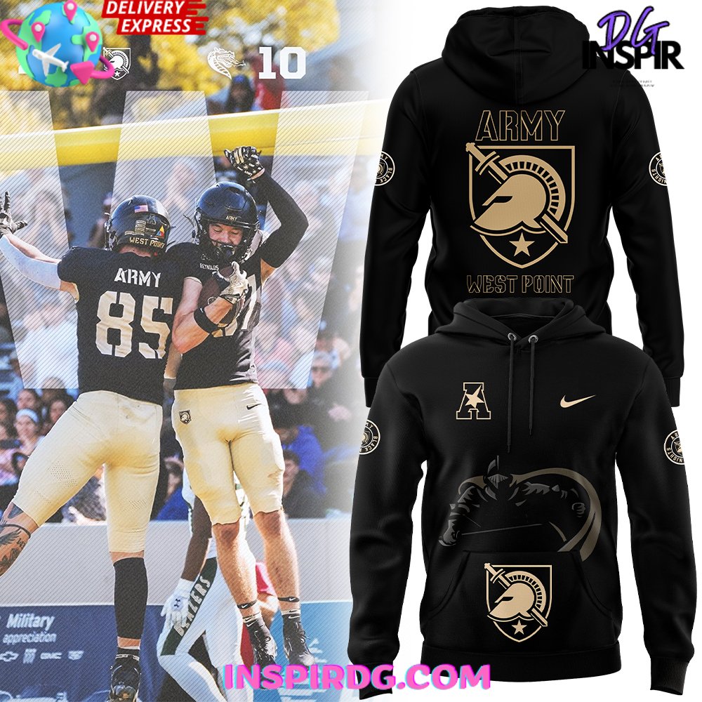 Buildercar - Army Black Knights Football 2025 Sweatshirt Hoodie
