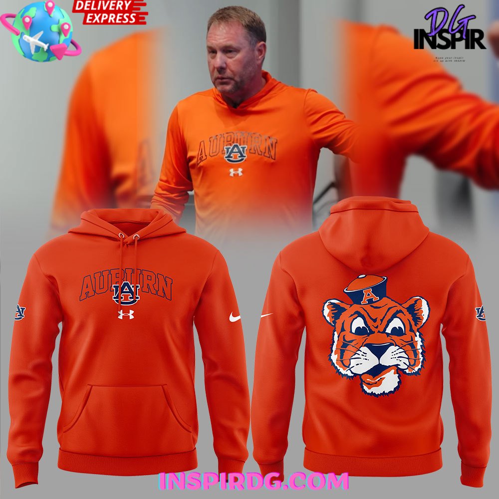 Buildercar - Auburn Tigers Football 2025 Nike Sweatshirt Hoodie