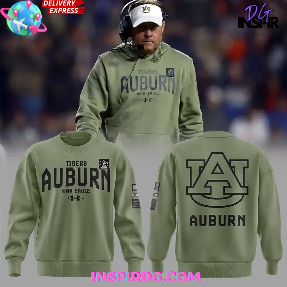 Buildercar - Auburn Tigers War Eagle Hugh Freeze Awesome Sweatshirt Hoodie